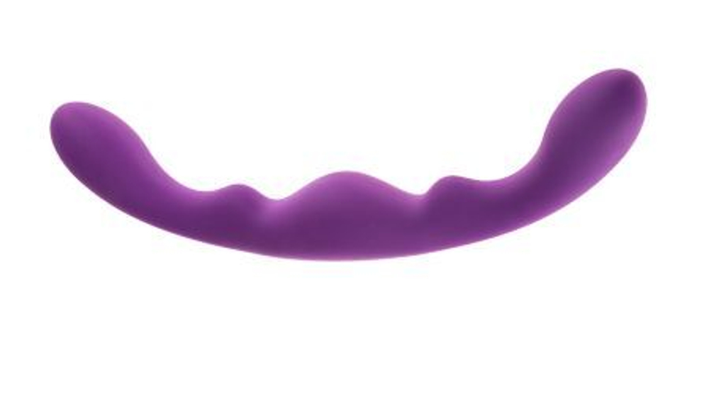 Гибкий безремневой страпон Luna (Цвет: фиолетовый)