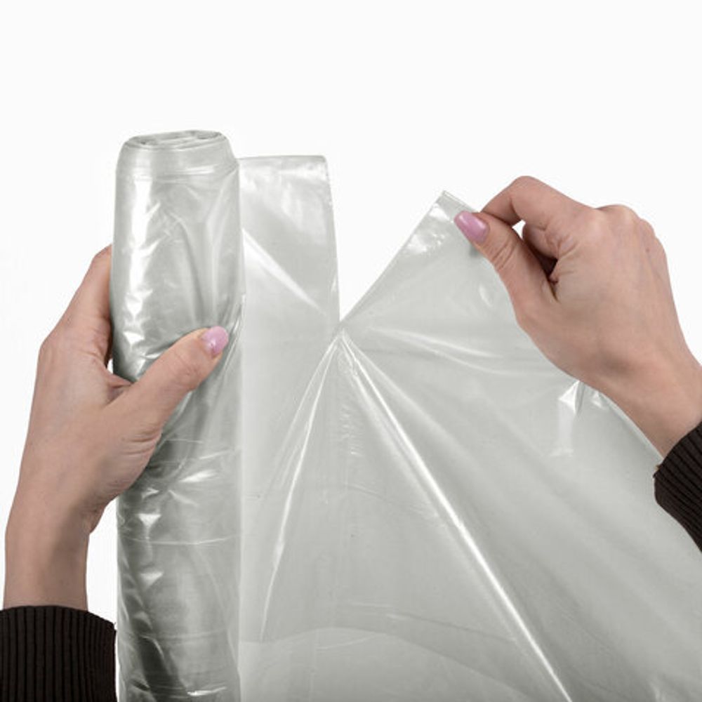 Мешки для мусора прозрачные ПРОЧНЫЕ, 240 л, в рулоне 10 шт, ПВД, 80 мкм, 90х140 см, LAIMA