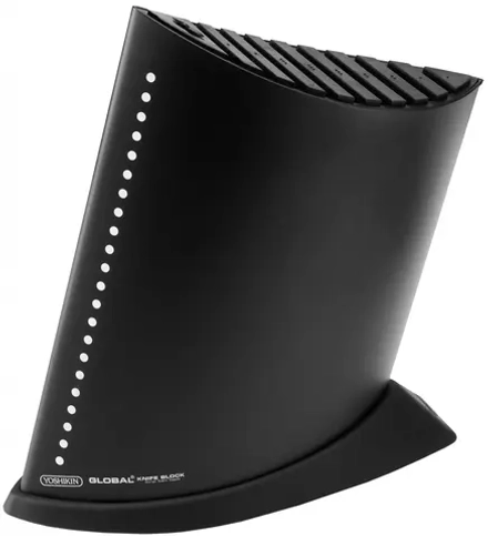 Global Блок Global для 9 ножей черный