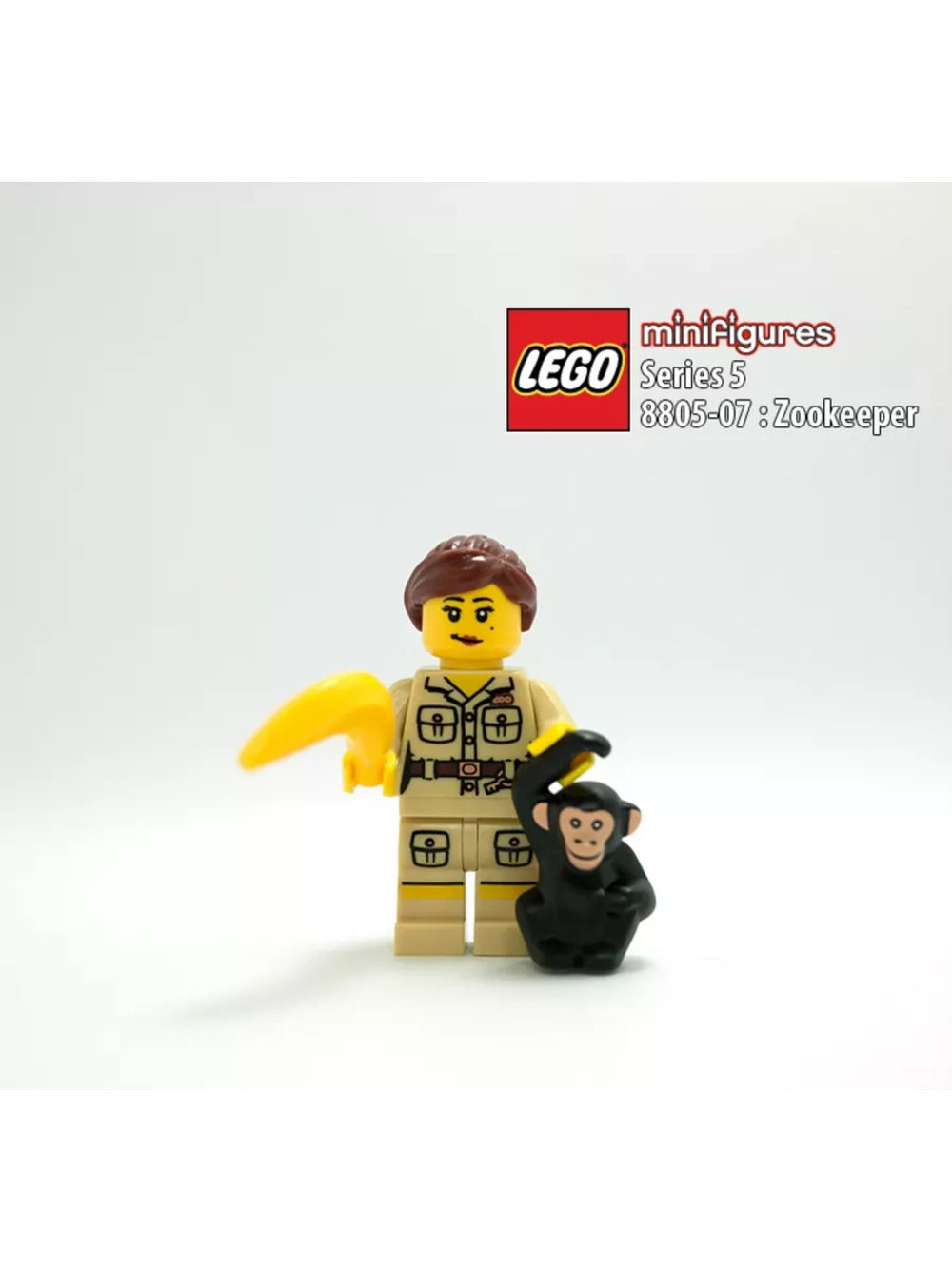 LEGO Минифигурки 5 серия 8805 Смотритель зоопарка