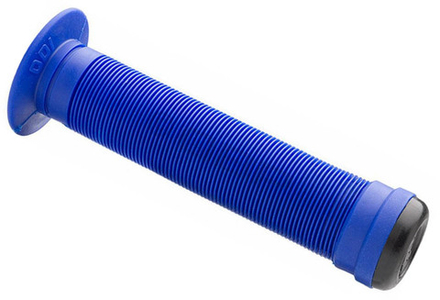 Грипсы ODI LONGNECK  ярко-синие с пластиковыми грипстопами, 143мм Longneck ST F01LSBU