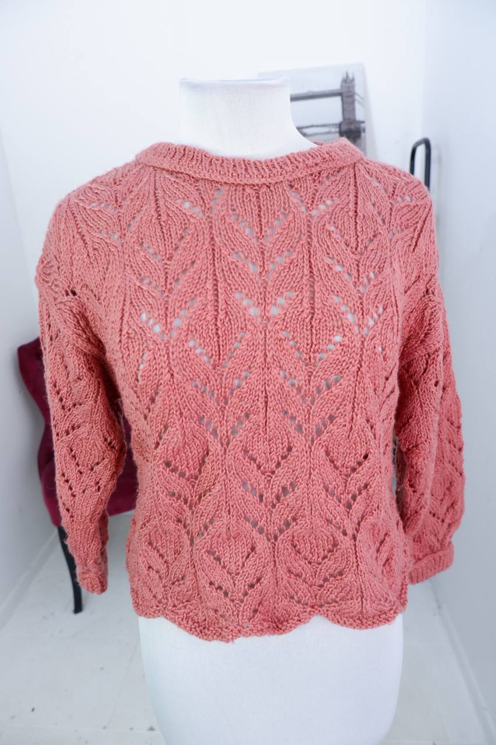 Джемпер для модного образа, визуально на 48 размер