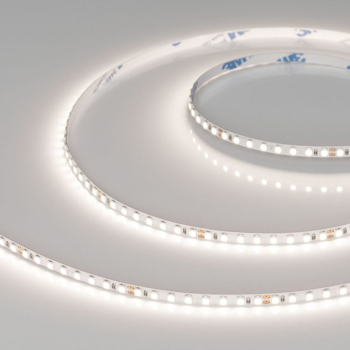 Светодиодная лента Arlight 9,6W/m 160LED/m 2835SMD дневной белый 5M RT-A160-5mm 24V Day4000 037800