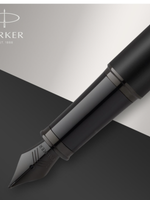 PARKER ручка перьевая IM Achromatic F, синий цвет чернил