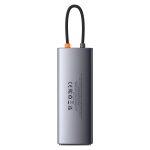 USB Хаб Baseus Metal Gleam 9in1 Multifunctional Type-C HUB (Type-C to 2xHDMI+2xUSB3.0+USB2.0+PD+SD+TF+RJ45)