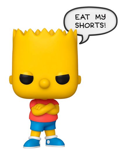 Фигурка Funko POP! TV Simpsons Bart (EAT MY SHORTS!) SS (Exc) (1742) 87246 / Фигурка Фанко ПОП! по мотивам мультсериала "Симпсоны", Барт Симпсон