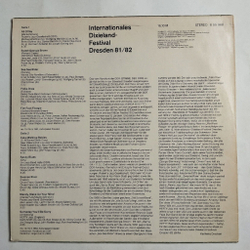 Винтажная виниловая пластинка LP Internationales Dixieland Festival Dresden 81/82 (ГДР 1982)