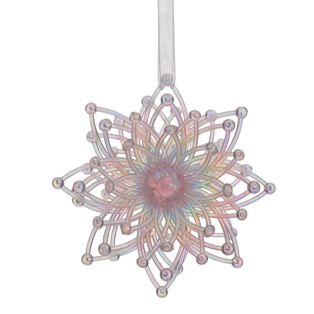 GAEM Украшение новогоднее "Снежинка", L10 W5 H10 см, 3в.
