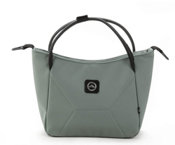 Детская коляска Adamex Mobi Deluxe New 2 в 1 MN-SA20 СЕРО-ЗЕЛЕНАЯ КОЖА