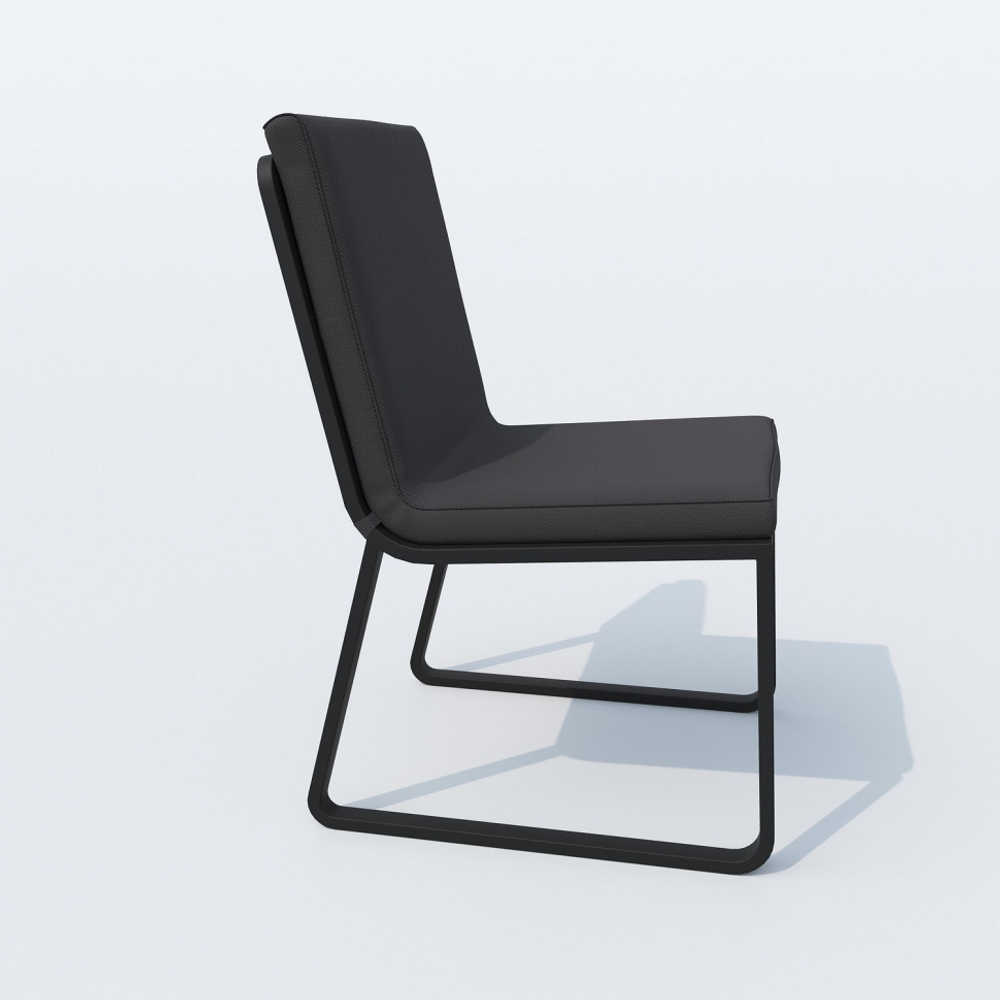 Стул Ideal Patio ГИРА антрацит - каркас карбон