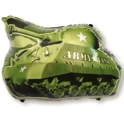 Шар Танк зеленый, 78*63 см., 1 шт. В187 Г146 Г147 Г150