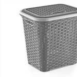 Корзина для белья Плетеная 50 лт коричневый