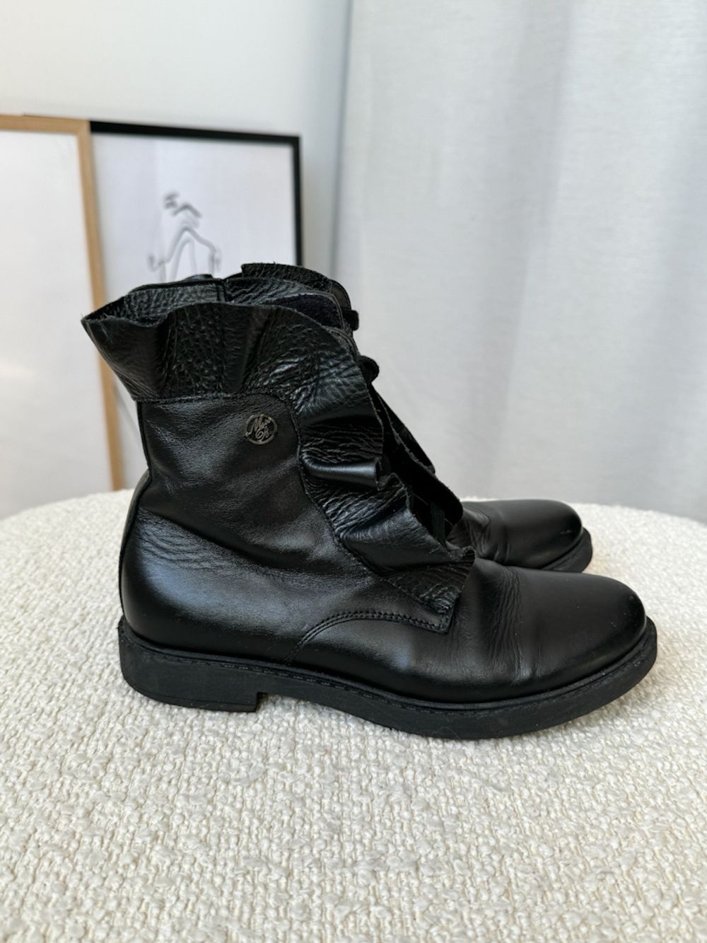 Кожаные ботинки Miss Blumarine, 34