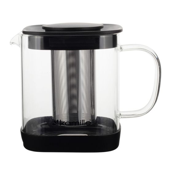Стеклянный заварочный чайник  1000 мл. Kamille KM 0777M со съемным ситечком