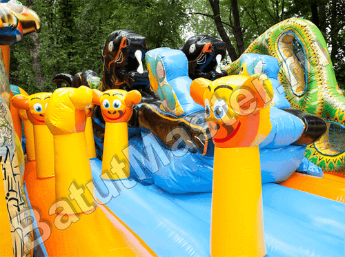 Коммерческий надувной батут "Нильский крокодил"