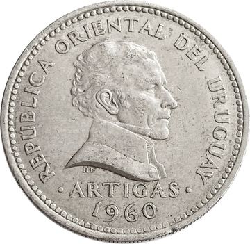 1 песо 1960 Уругвай