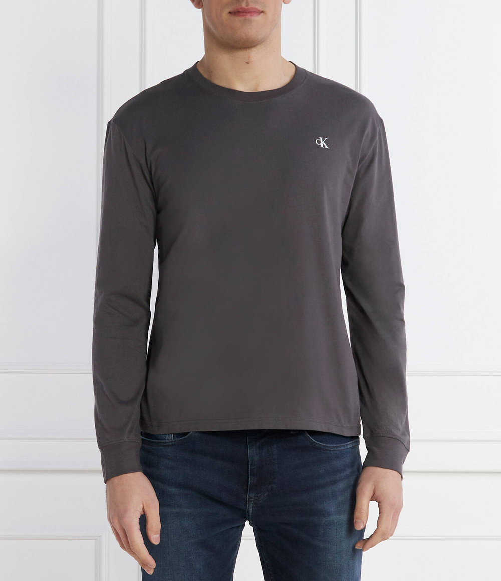 Лонгслив INSTITUTIONAL LS GRAPHIC CALVIN KLEIN JEANS - графитовый(J30J324654)