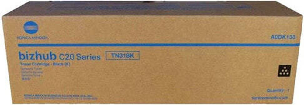 Картридж тонерный черный 1 шт Konica Minolta TN318K A0DK153
