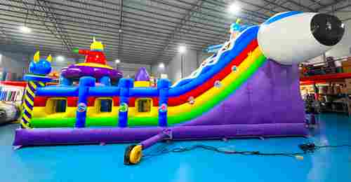 Коммерческий батут "Космические зверята" 10*5*6 м