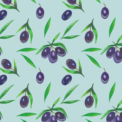 Оливки с листиками