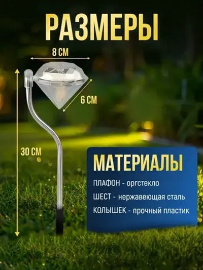 Светильник на солнечной батарее