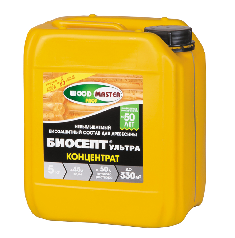 Антисептик для дерева Woodmaster Prof Биосепт-Ультра, концентрат