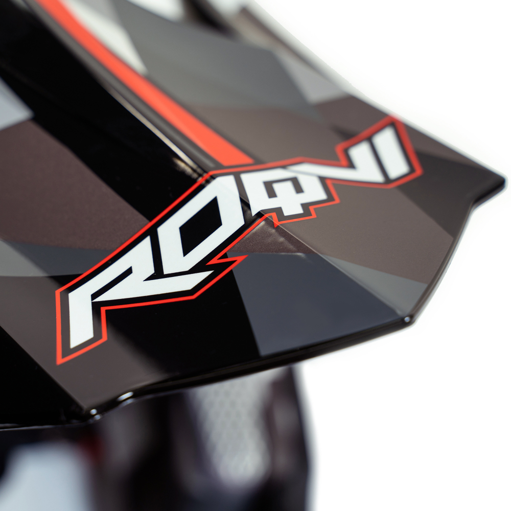 Мотошлем Roqvi модель STORM (Мотошлем ROQVI STORM бело/черный глянцевый)