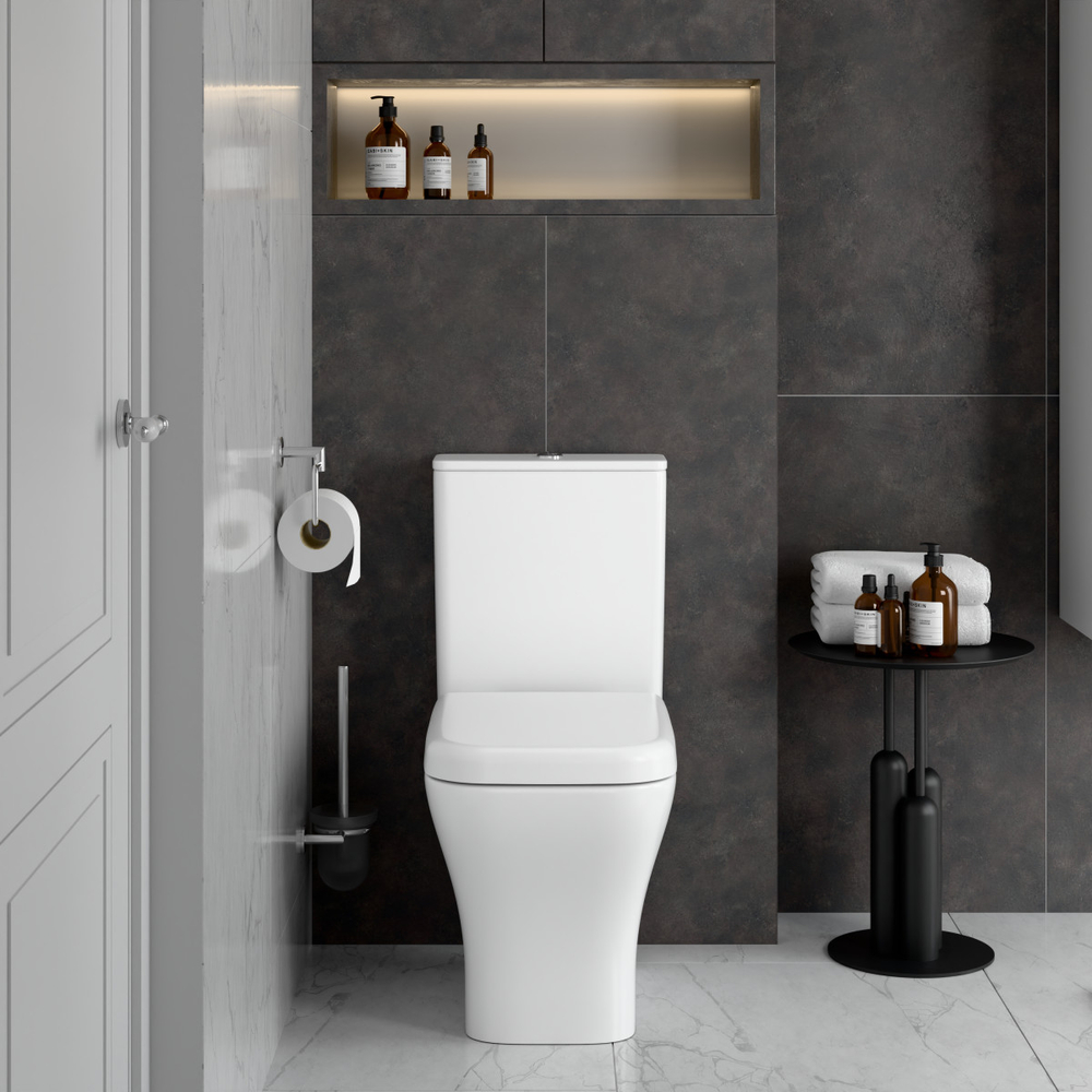 Напольный безободковый унитаз VitrA Polar (витрина)