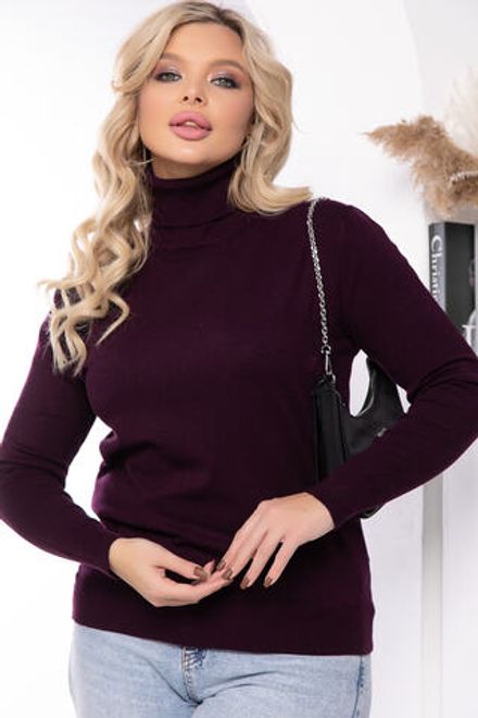 Водолазка Зимняя история (слива) Б14532-20М LT Collection