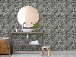 Самоклеящаяся мягкая панель ПВХ Кирпич титаниум 770х700х3 мм