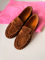 Лоферы GIOVANNA в карамельно-рыжем цвете