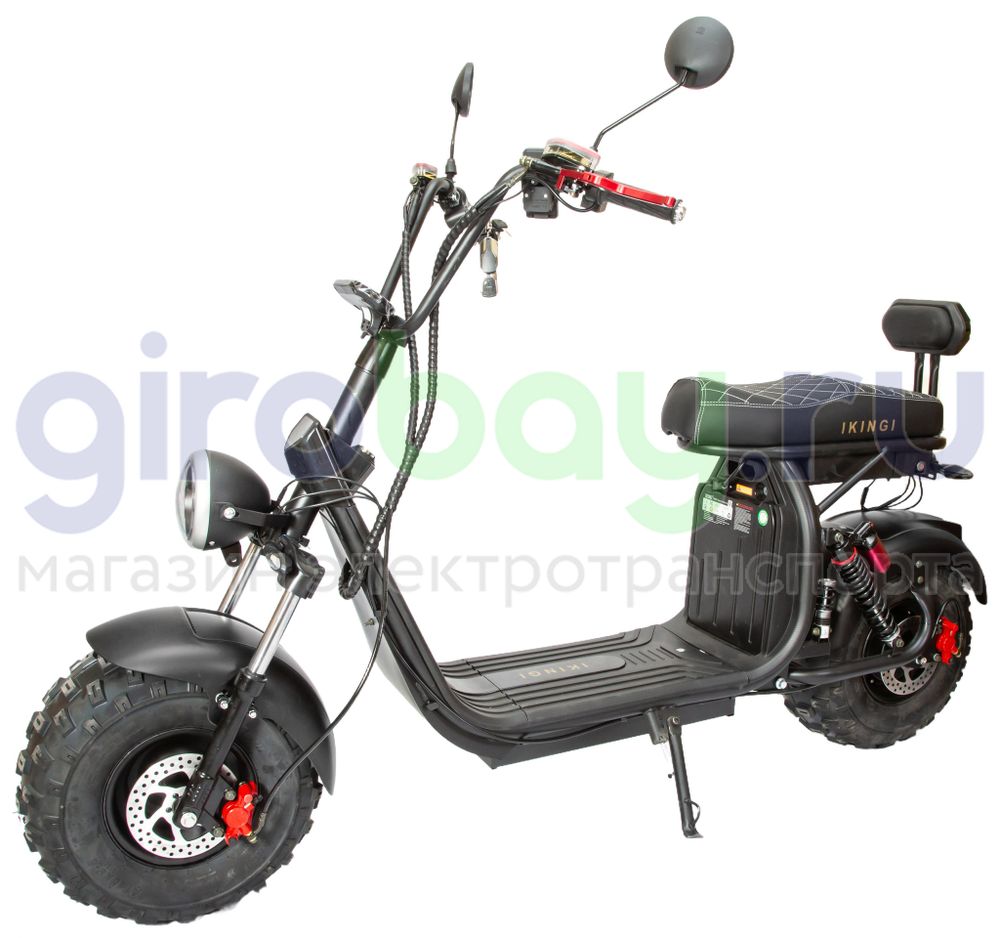 Электроскутер IKINGI X7 PRO OFF-ROAD 3000W - Черный Электроскутер IKINGI X7 PRO OFF-ROAD 3000W - Черный фото №1