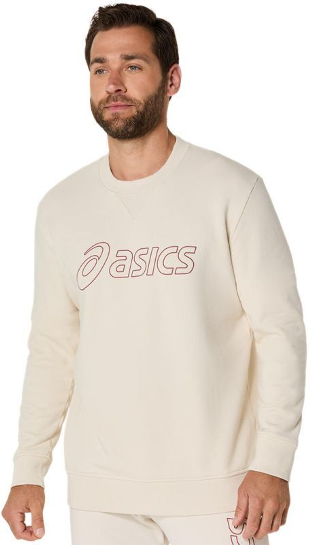 Мужская теннисная кофта Asics Sweat Shirt - Бежевый