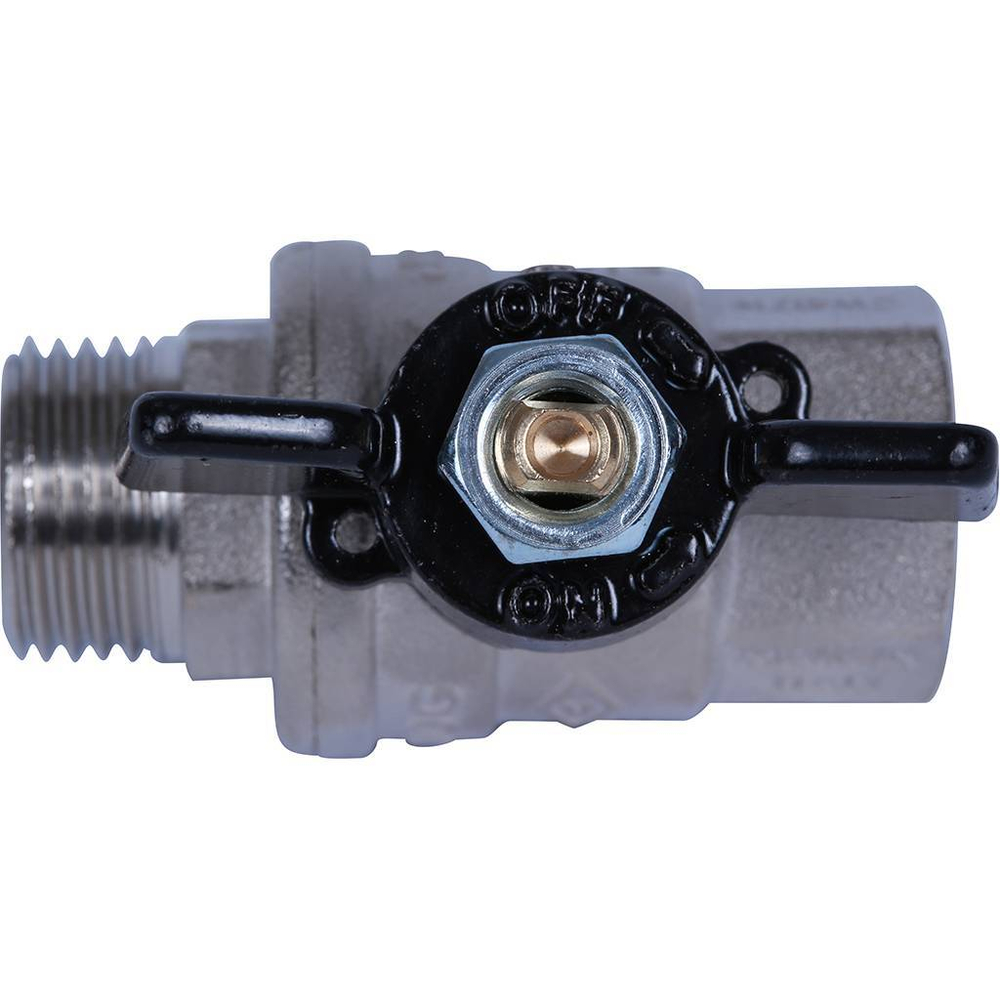 Кран шаровой Bugatti Oregon 1/2" внутренняя-наружная (бабочка)