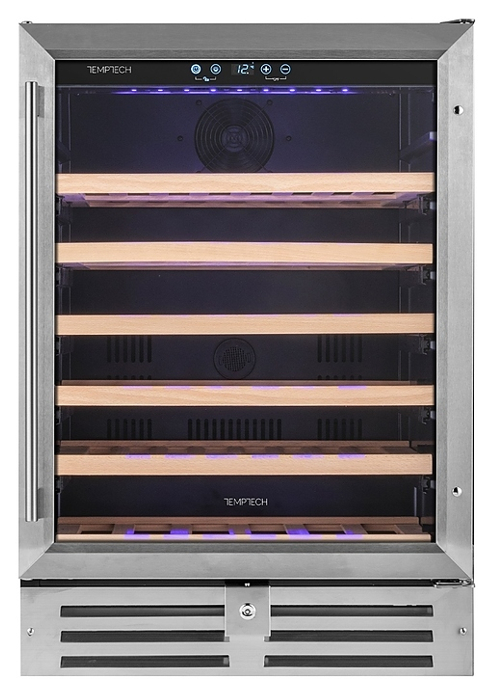 Винный шкаф Temptech Premium WPQ60SCS монотемпературный, нержавеющая сталь