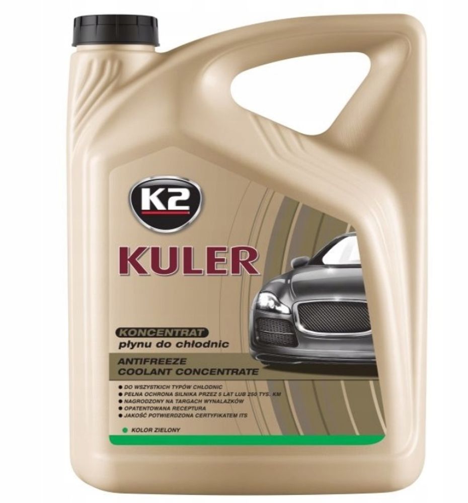 ЖИДКОСТЬ РАДИАТОРНАЯ-АНТИФРИЗ К2 KULER-35C 5L КОНЦ ЗЕЛЕНЫЙ