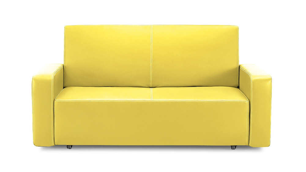 Диван Роин Galaxy Yellow 152*100*86 см, Желтый Экокожа Аккордеон Фиеста