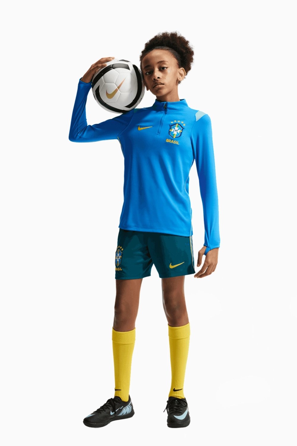Кофта Nike Brazil 2026 Academy Pro Junior - синий