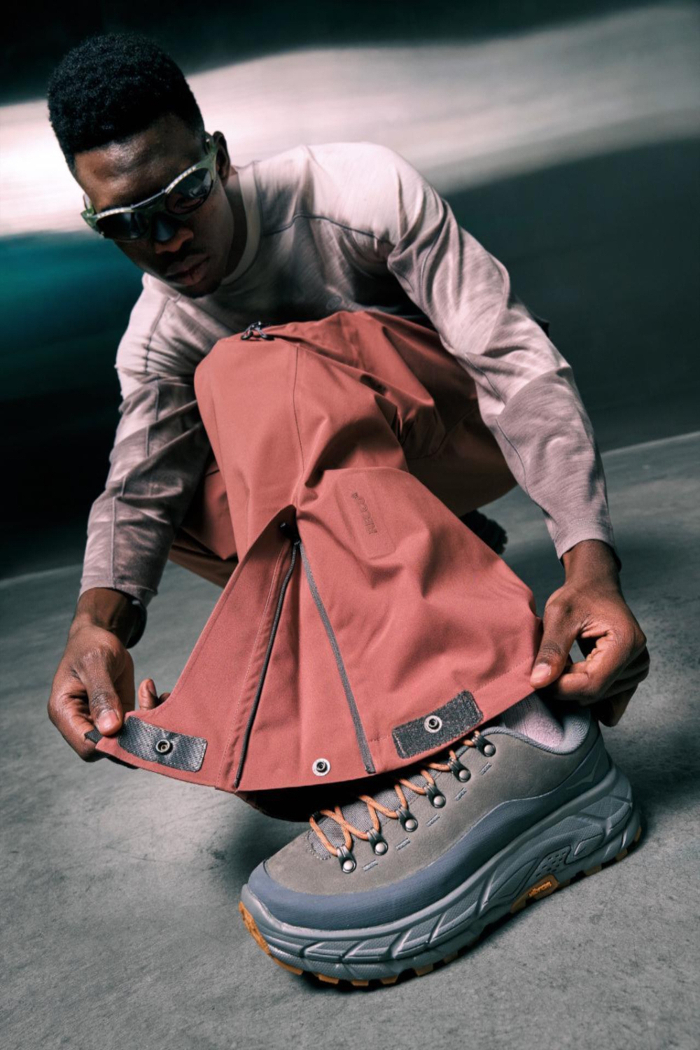 Брюки Nothomme Blue Dermizax RECCO THERMOLITE Ski Pants "Gray Orange Red"