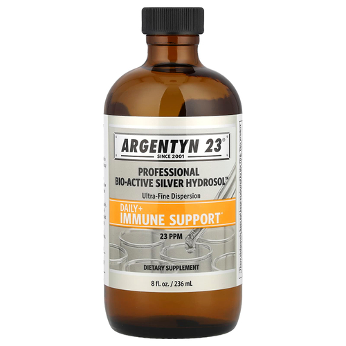 Sovereign Silver, Argentyn 23®, Professional Bio-Active Silver Hydrosol™, профессиональный биоактивный гидрозоль с серебром, 23 част./млн, 236 мл (8 жидк. унций)