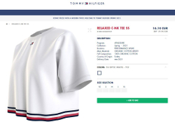 Футболка кор.рук. W Tommy Hilfiger