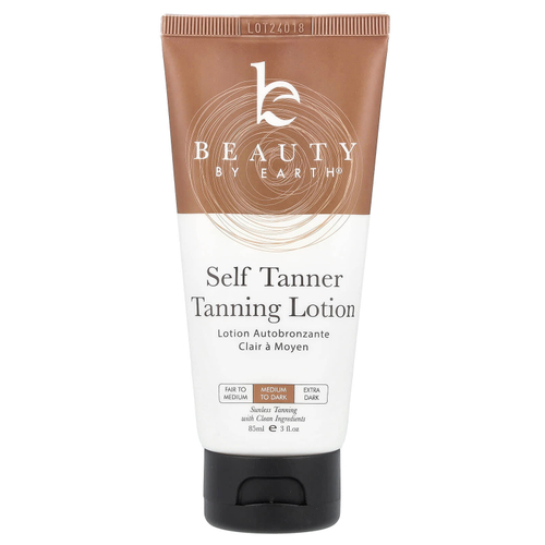 Beauty By Earth, Средство для автозагара для лица, от среднего до темного, 85 мл (3 жидк. унц.)