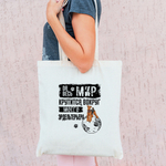 Тканевая сумка "Мир крутится вокруг Эрдельтерьера"