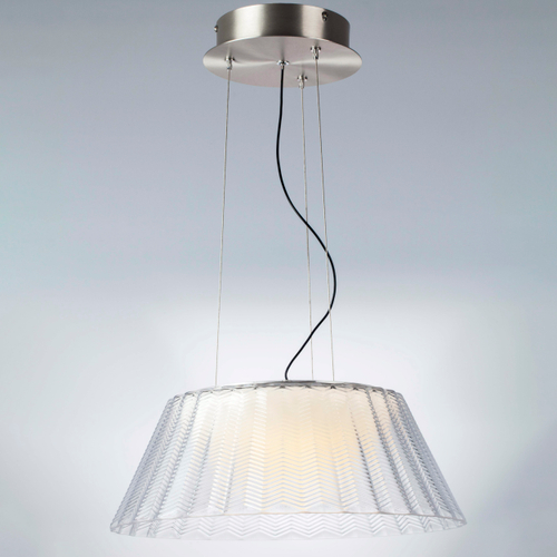 794110 Люстра NAPOLI LED 12W 700LM КОФЕЙНЫЙ/ПРОЗРАЧНЫЙ 3000K