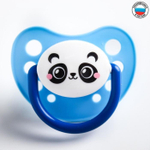 4560025 Соска - пустышка силиконовая ортодонтическая "Панда", от 3 мес.