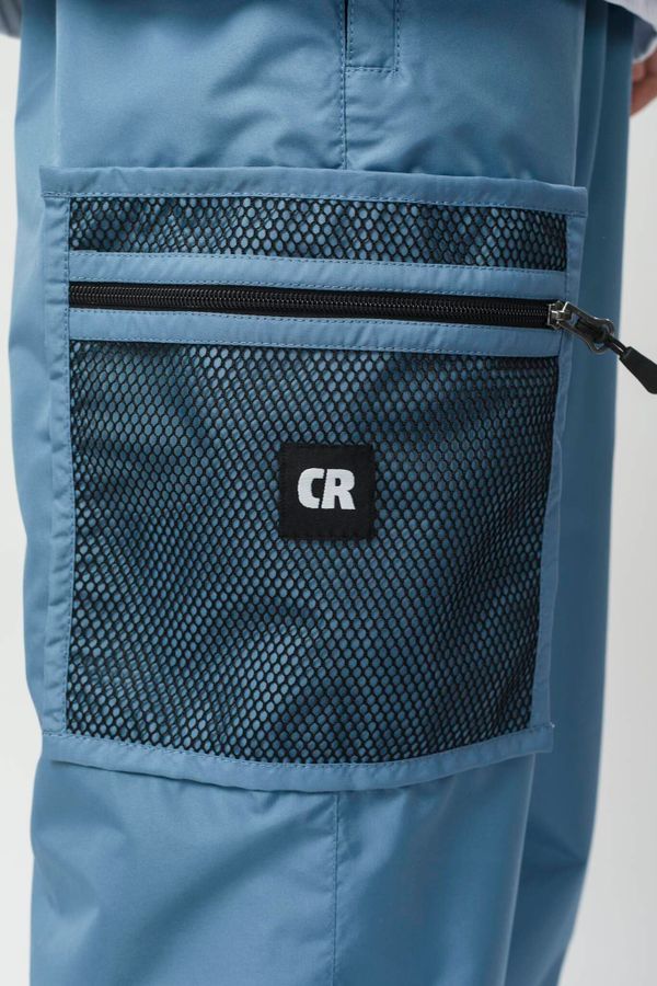 Штаны Square Pants Wide Мужские голубые темные - фото 10