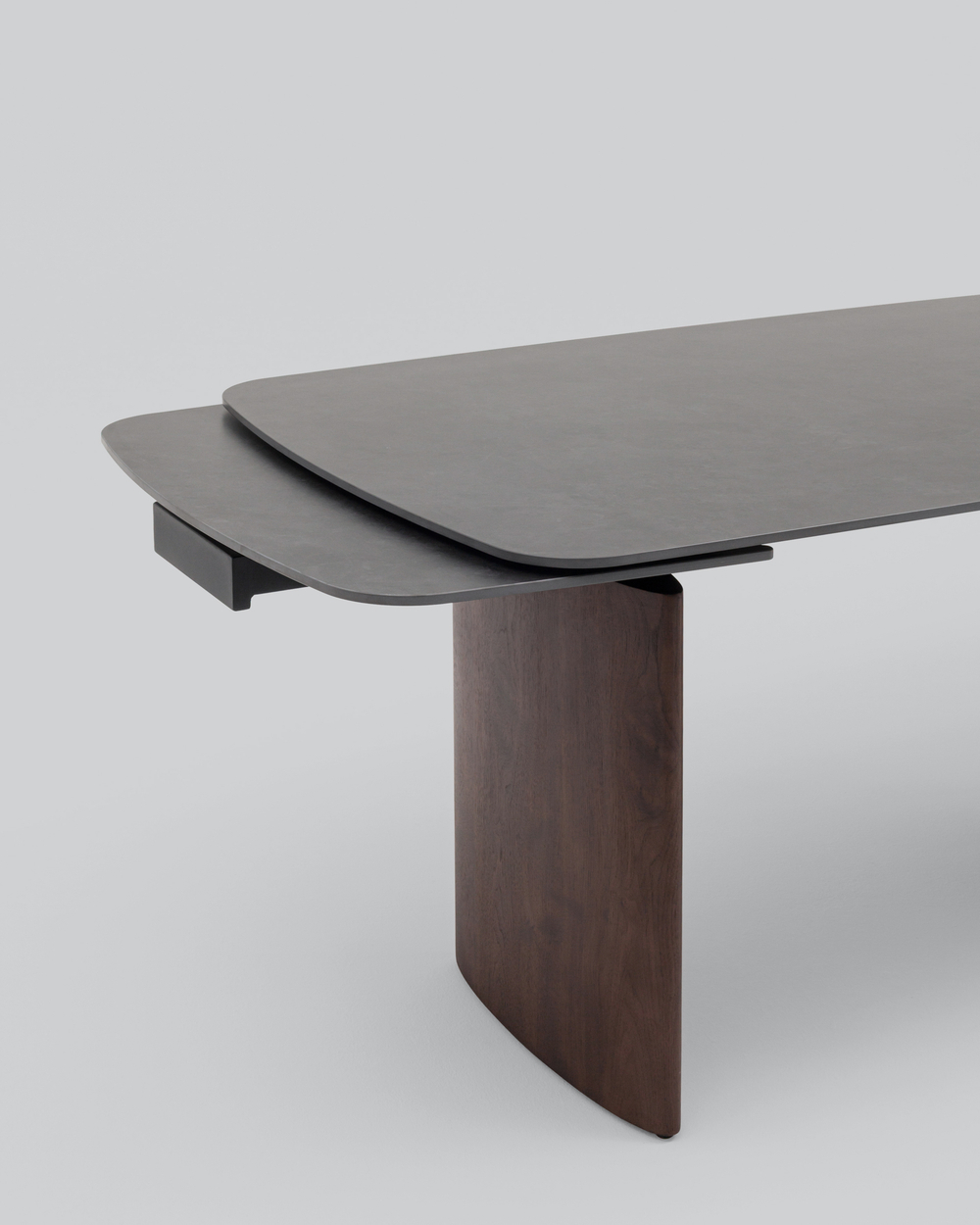 Стол обеденный Астарта раскладной 160-240х90 см керамика темная