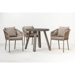 Стул monyx, серо-бежевый