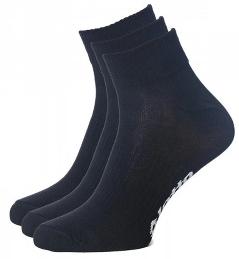 Теннисные носки Lotto Life's Quarter 3P - черный