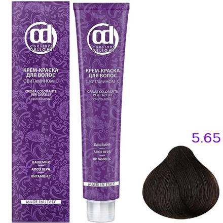 CONSTANT DELIGHT Крем-краска с витамином С, 5.65 светло-коричневый шоколадно-золотистый, 100 мл